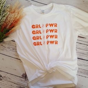 White Tshirt ✌Girl Power✌